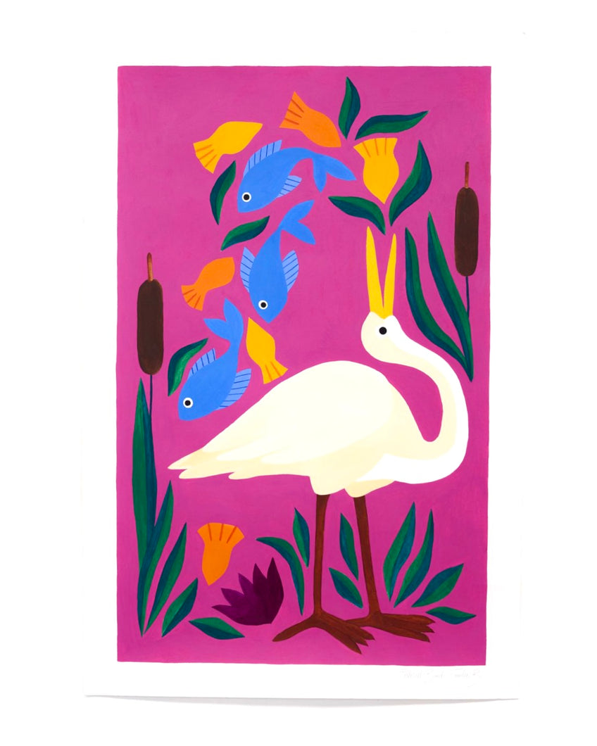 Fishfall Bird - Original